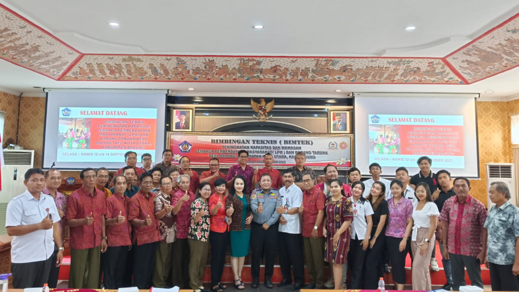 Hari Ketiga Sekaligus Penutupan Kegiatan Bimtek Peningkatan Kapasitas LPM dan Karang Taruna Desa Dalung